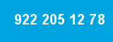 922 205 12 78 922 205 12 78